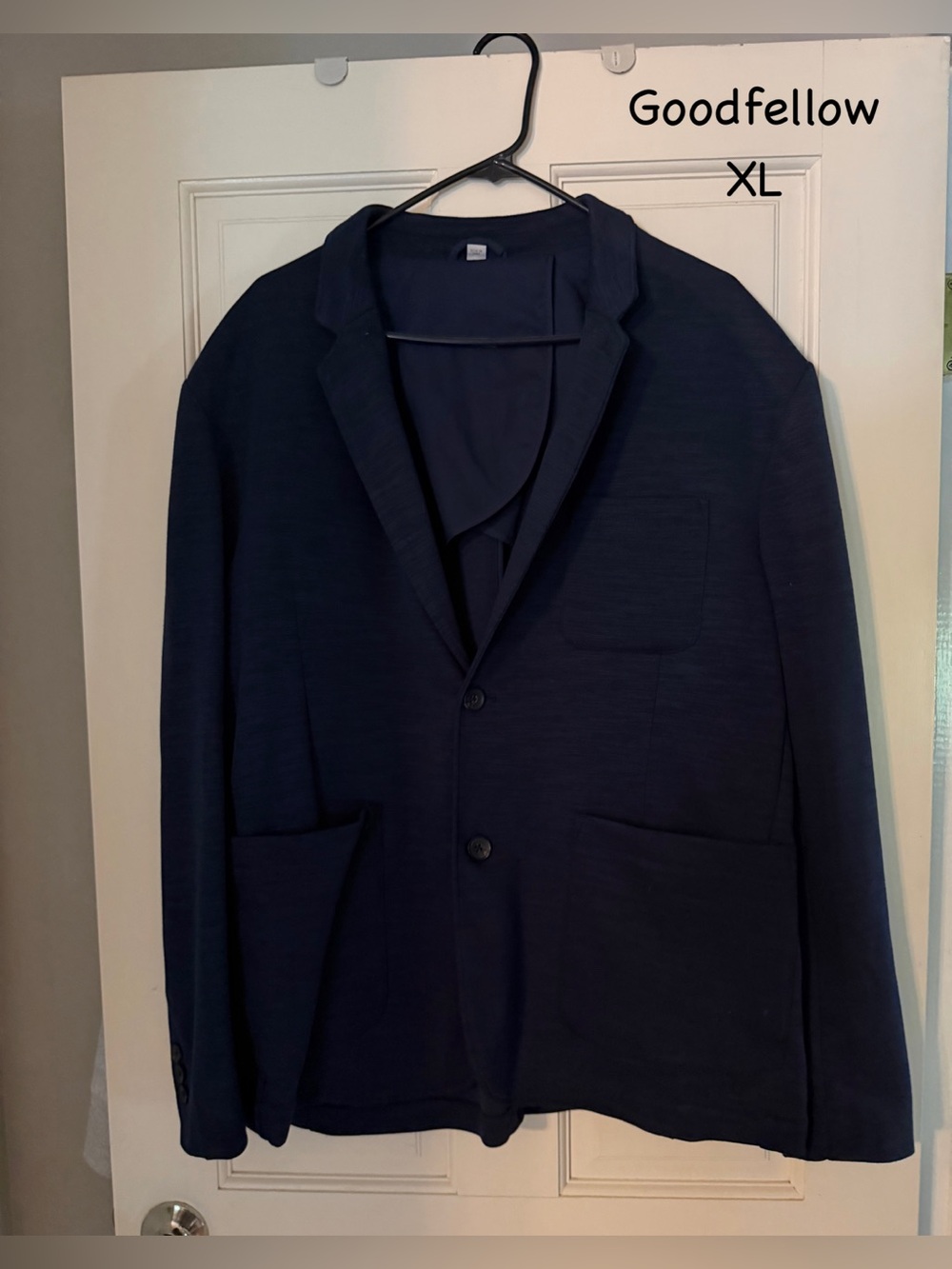 Goodfellow & Co Men’s Navy Sport Coat Classic Two-Button